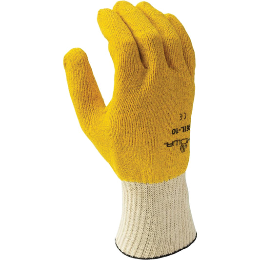 Showa The Knit Picker KPG® Gloves, 10/Large, Vinyl Coating, 10 Gauge, Cotton Shell
