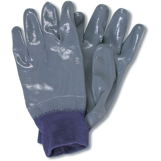 Showa Nitri-flex® Gloves, 10/X-Large, Nitrile Coating, Cotton Shell