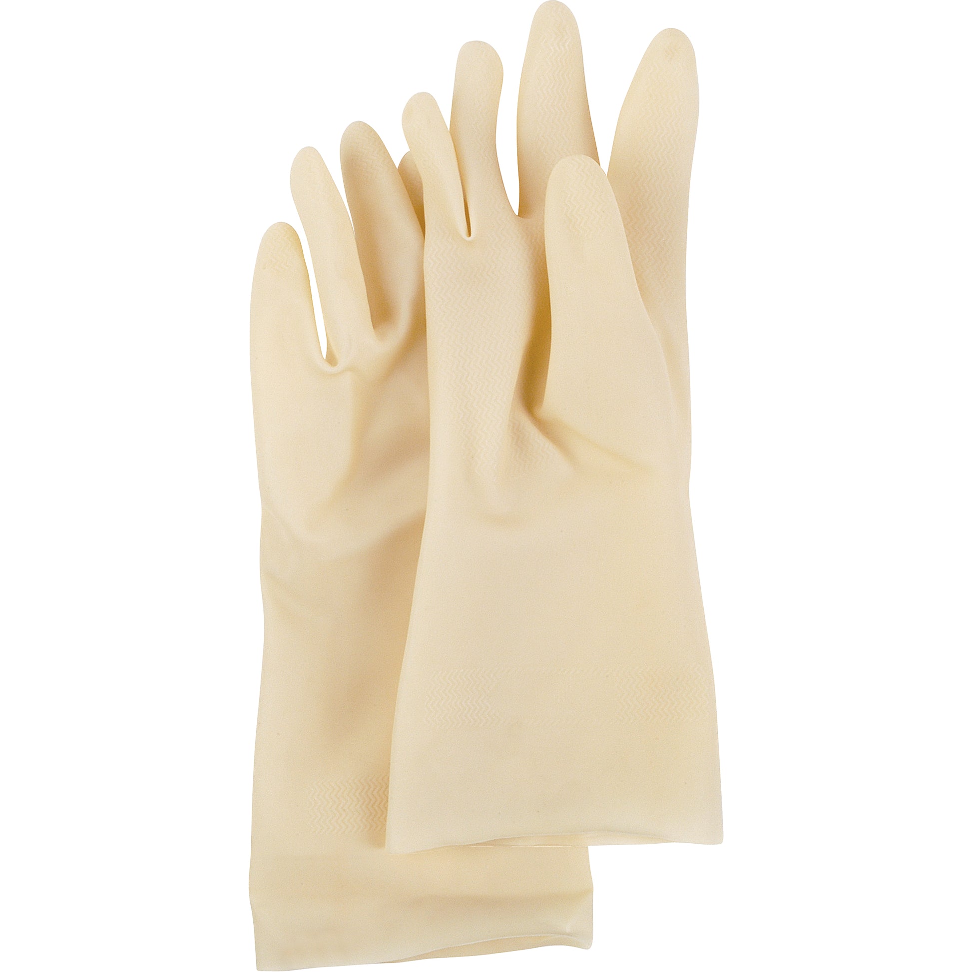 Showa Value Master® Gloves, Size Small/7, 12" L, Rubber Latex, 18-mil