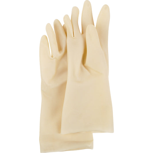 Showa Value Master® Gloves, Size Small/7, 12" L, Rubber Latex, 18-mil