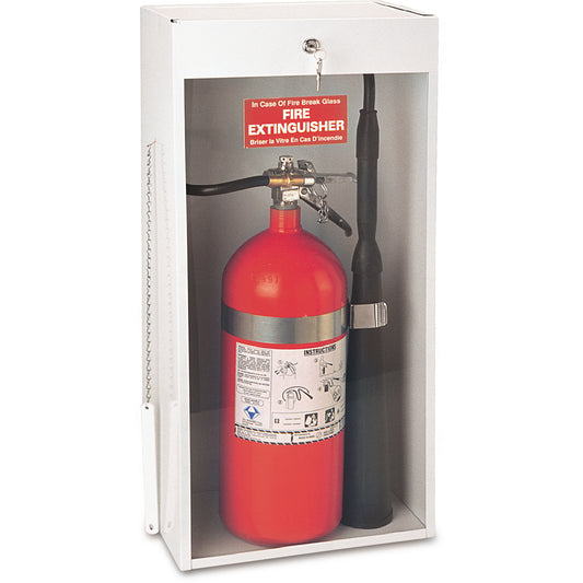 Nosredna Surface-Mounted Fire Extinguisher Cabinets, 14.125" W x 30.125" H x 9.0625" D