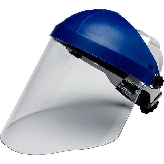 3M Ratchet Headgear with Faceshield, Polycarbonate, Ratchet Suspension