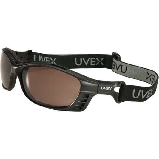 Honeywell Uvex HydroShield® Livewire™ Safety Glasses, SCT-Grey Lens, Anti-Fog/Anti-Scratch, ANSI Z87+/Meets/Exceeds CSA Z94.3