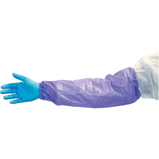  Lightweight Sleeves, 18" long, Vinyl, Blue