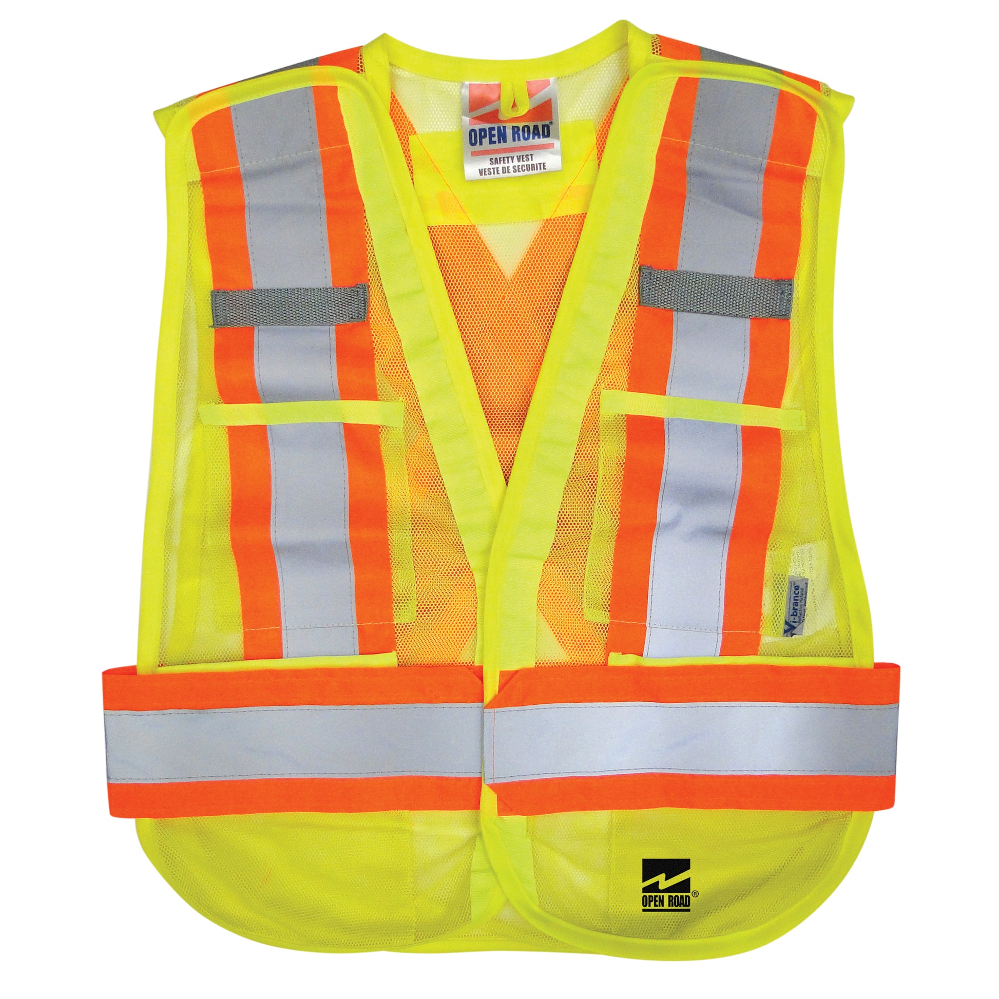 Viking Open Road® Tear Away Vest , High Visibility Lime-Yellow, Polyester