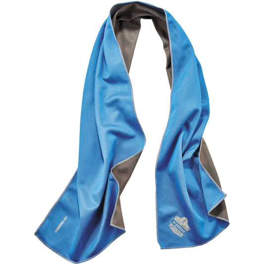 Ergodyne Chill-Its® 6602MF Microfiber Cooling Towel, Blue