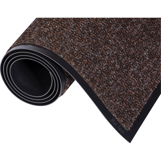 Mat Tech Needle-Pin® Entrance Mats, Wiper, 3' x 60' x 1/2", Walnut