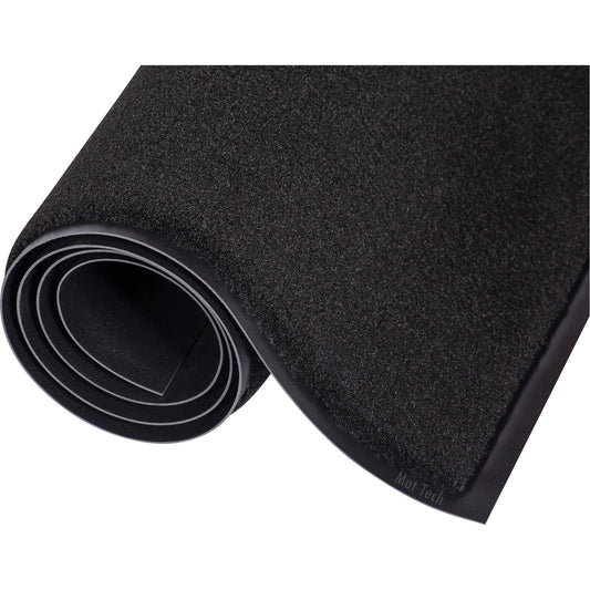 Mat Tech Superluxe™ Entrance Mats, Wiper, 3' x 60' x 1/2", Black