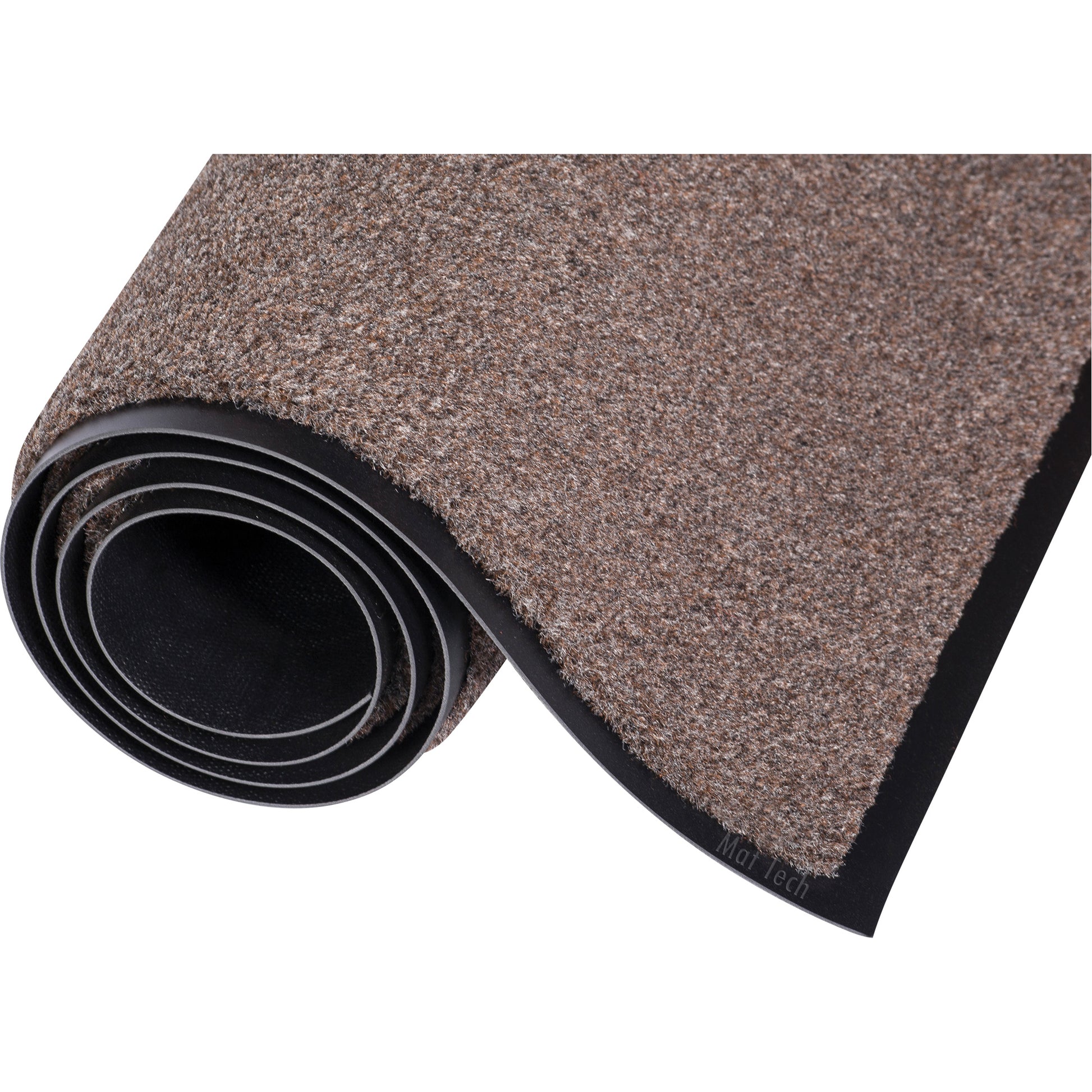 Mat Tech Superluxe™ Entrance Mats, Wiper, 6' x 60' x 1/2", Pebble Brown