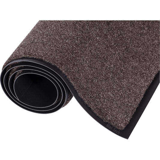 Mat Tech Superluxe™ Entrance Mats, Wiper, 4' x 60' x 1/2", Walnut