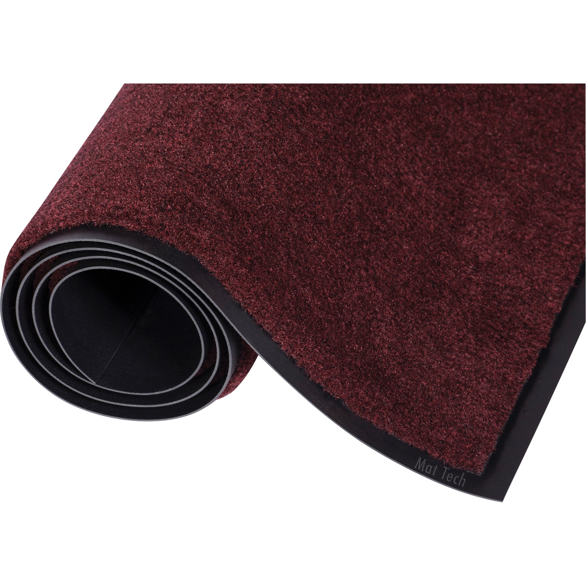 Mat Tech Superluxe™ Entrance Mat, Wiper, 3' x 10' x 1/2", Burgundy