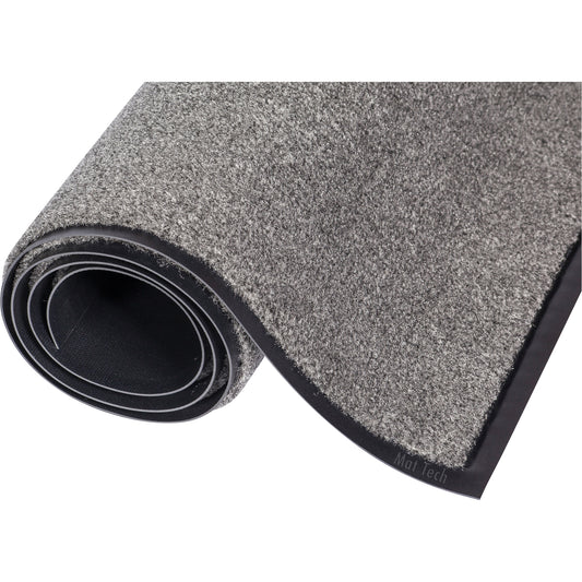 Mat Tech Superluxe™ Entrance Mat, Wiper, 3' x 10' x 1/2", Grey