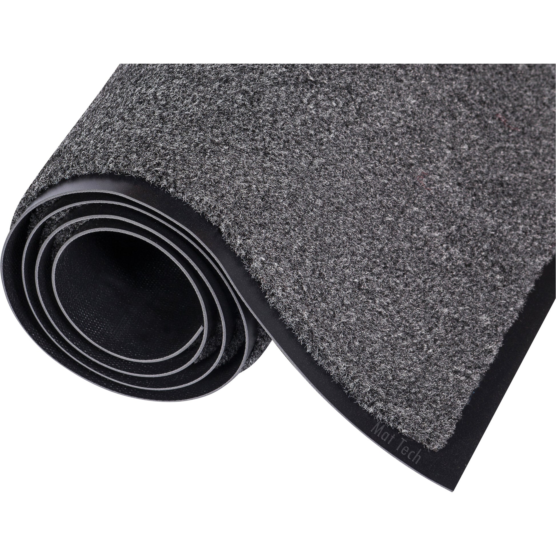 Mat Tech Superluxe™ Entrance Mats, Wiper, 4' x 60' x 1/2", Charcoal