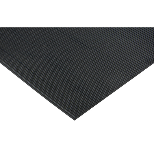 Zenith Safety Products Fine Channel Matting, Runner, 4' x 50' x 1/8", Black