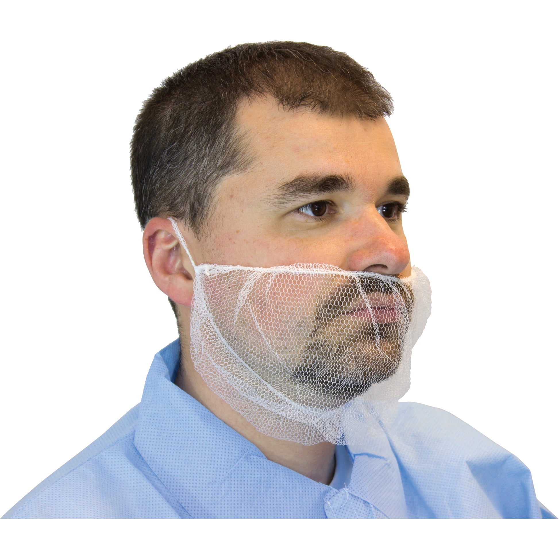 Gryphon Brands Inc. Mesh Beard Nets, Polyester, White