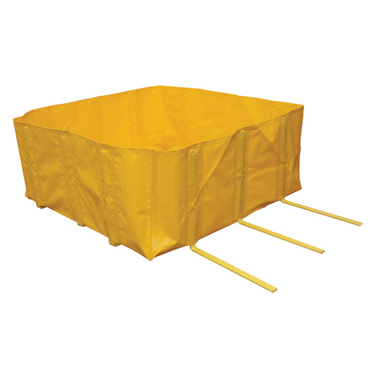 Enpac IBC Berm, 359 US gal. Capacity, 6' W x 4' L x 24" H, L-Bracket
