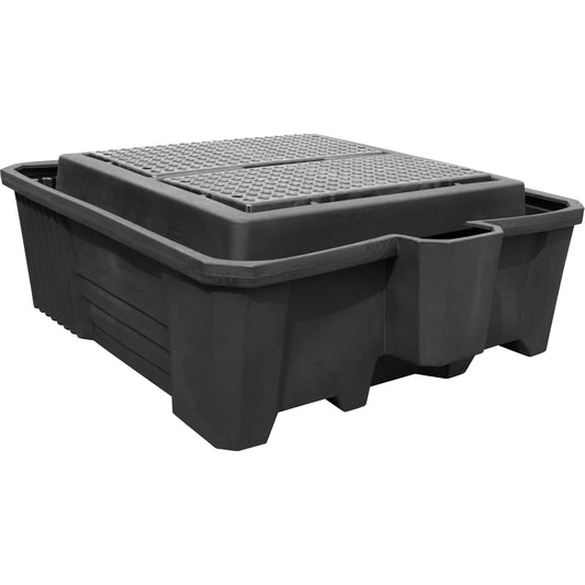 Black Diamond IBC Containment Pallets, 385 gal. Spill Capacity, 73" x 80.5" x 29.5"