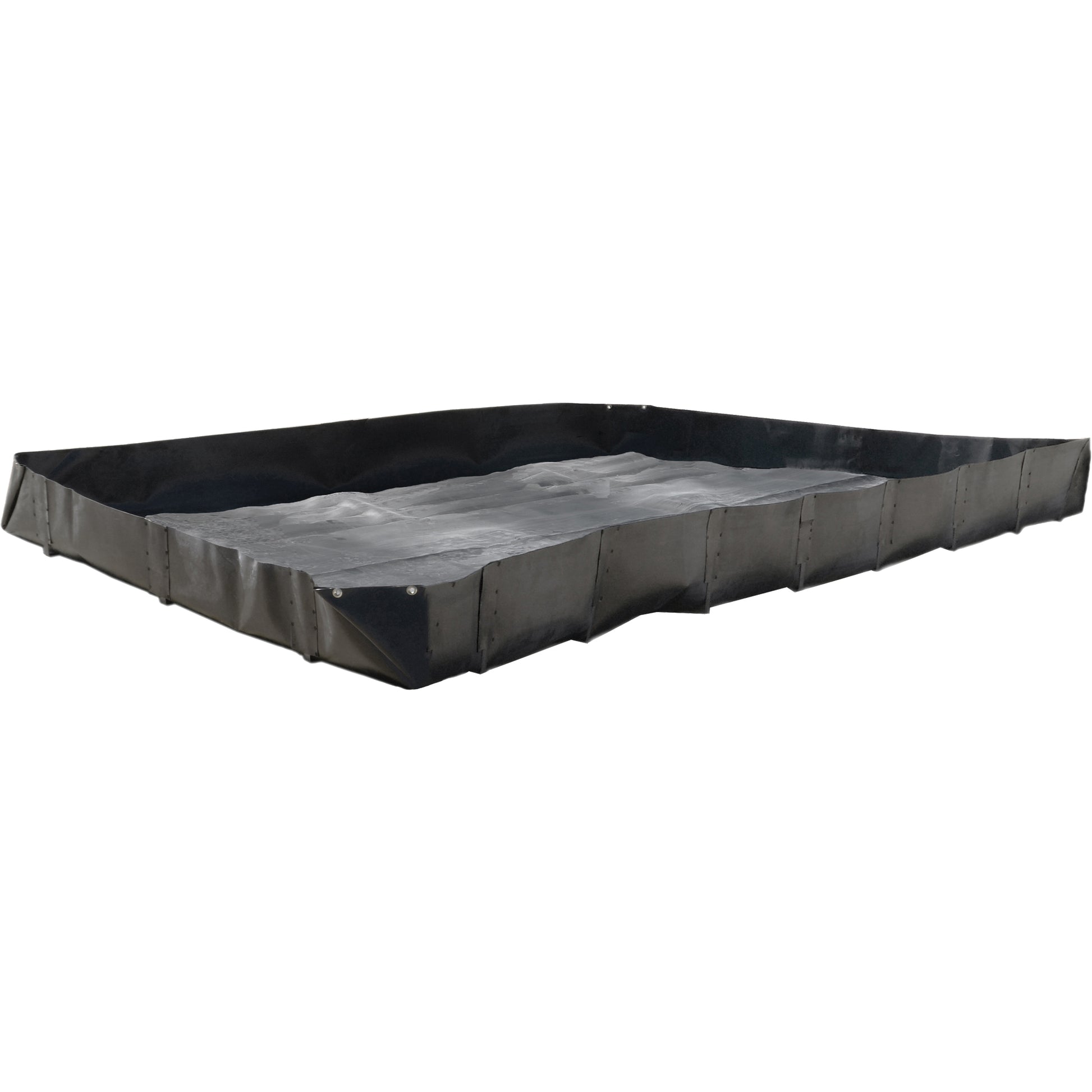 Black Diamond Economy Berms, 119 gal. Capacity, 4' W x 4' L x 12" H, L-Bracket