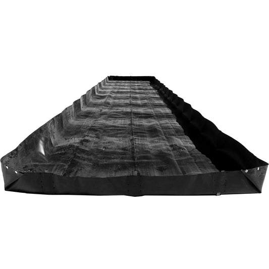 Black Diamond Economy Berms, 4488 gal. Capacity, 60' W x 10' L x 12" H, L-Bracket