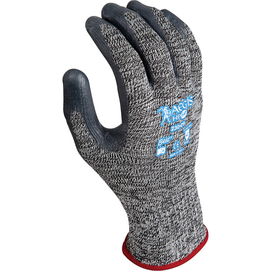 Showa 230 Aegis HP54™ Gloves, Size Large/9, 10 Gauge, Foam Nitrile Coated, Nylon/HPPE Shell, ANSI/ISEA 105 Level 5