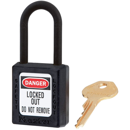 Master Lock Zenex™ Padlocks - Set of Three, Safety Padlock, Keyed Alike, Thermoplastic, 1-1/2" Width