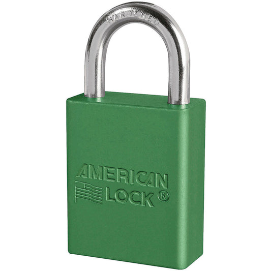 Master Lock A1105 Series Padlock - Set of Three, Safety Padlock, Keyed Alike, Aluminum, 1-1/2" Width