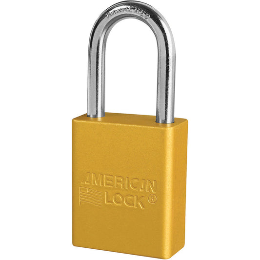 Master Lock Padlock - Set of Three, Safety Padlock, Keyed Alike, Aluminum, 1-1/2" Width