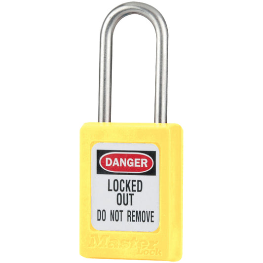Master Lock S31 Zenex™ Padlocks - Set of Six, Safety Padlock, Keyed Alike, Thermoplastic, 1-3/8" Width