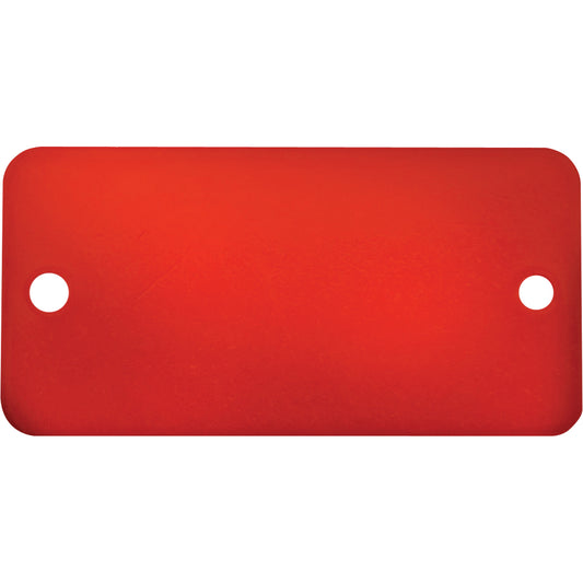 C.H. Hanson Blank Tags, Aluminum, 3" W x 1" H