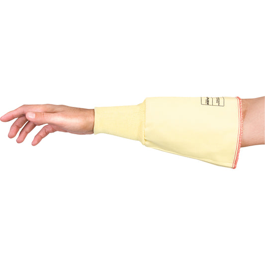 Superior Glove Works Ltd. Woven Protective Sleeves Without Thumbhole, Kevlar®, 8", ANSI/ISEA 105 Level 2, Yellow