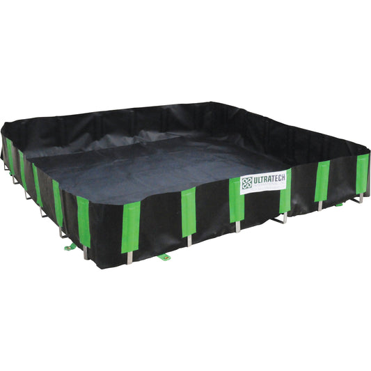 Ultratech Ultra-Containment Berm®, 4488 US gal. Capacity, 15' W x 40' L x 12" H, L-Bracket