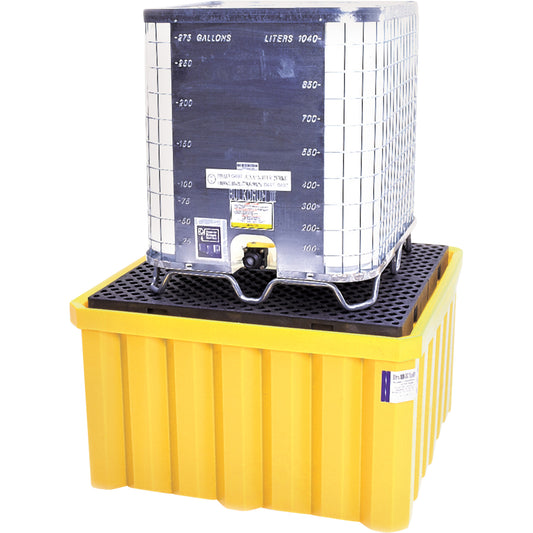 Ultratech Ultra-IBC Spill Pallet® without Drain, 400 US gal. Spill Capacity, 58.75" x 58.75" x 33"