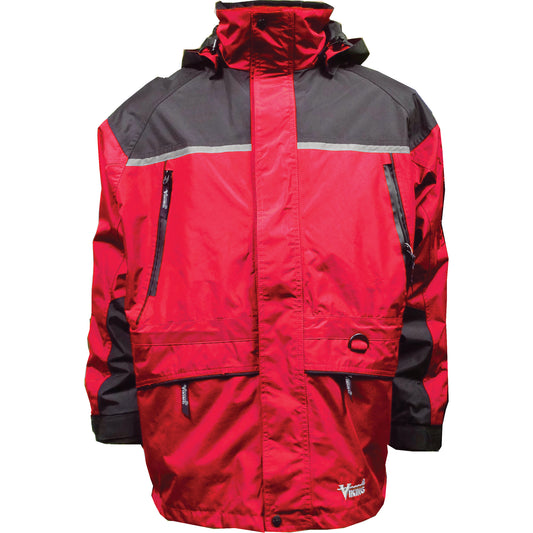 Viking Tempest Tri-Zone Jacket, Polyester, X-Large, Red
