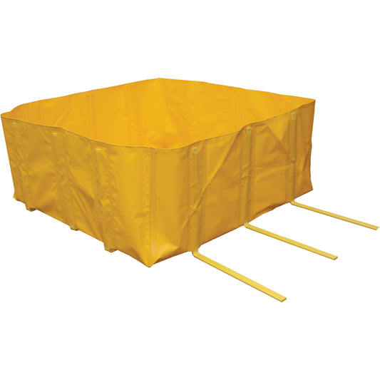 Enpac IBC Berm, 299 US gal. Capacity, 5' W x 4' L x 24" H, L-Bracket