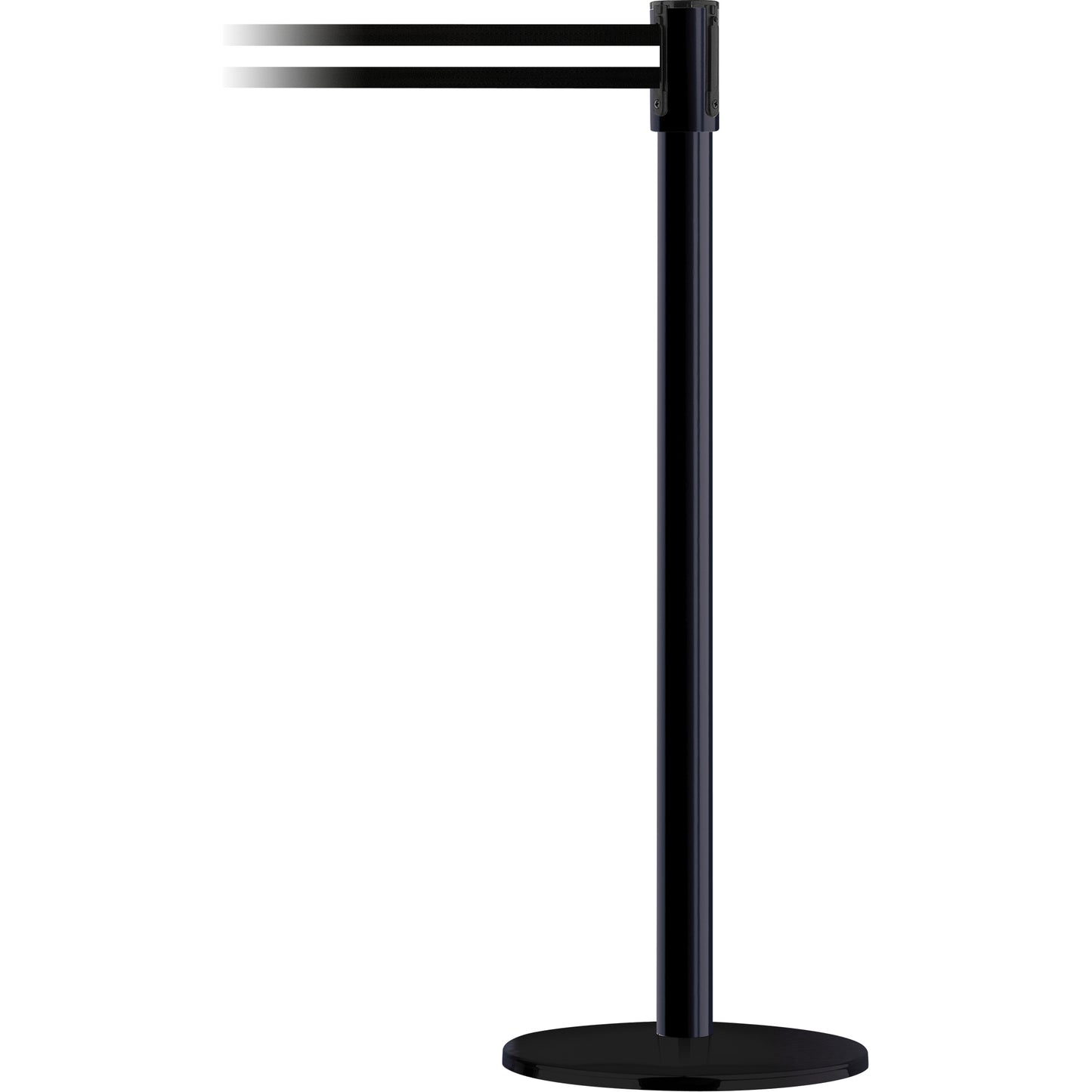 Tensator Dual Line Heavy Duty Receiver Post, 38" High, Yellow