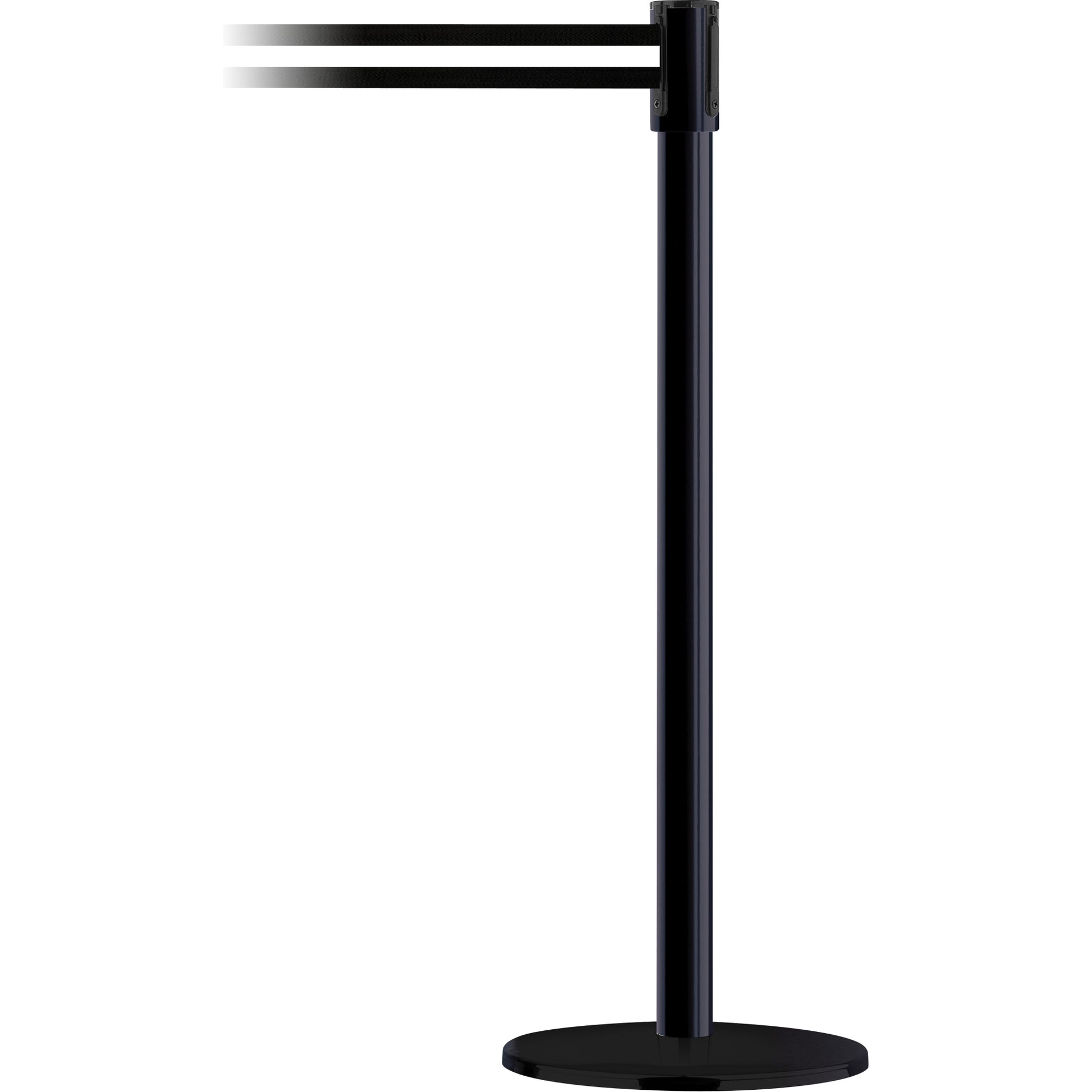 Tensator Dual Line Heavy Duty Receiver Post, 38" High, Yellow