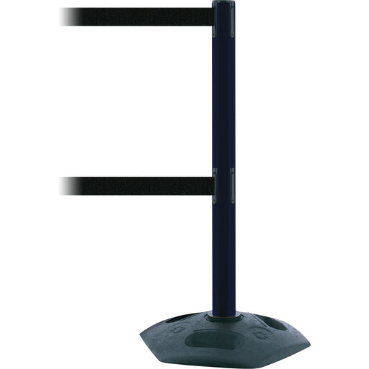 Tensator Dual Line Heavy Duty Receiver Post, 38" High, Red