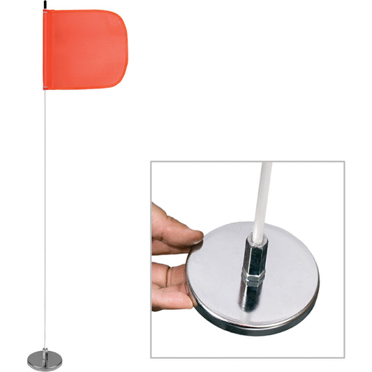  Safety Whip® Light-Duty Whips, Window Mount, 5' High, Orange