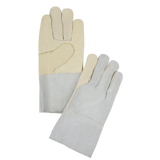 Zenith Safety Products Standard-Duty Work Gloves, X-Large, Grain Cowhide Palm