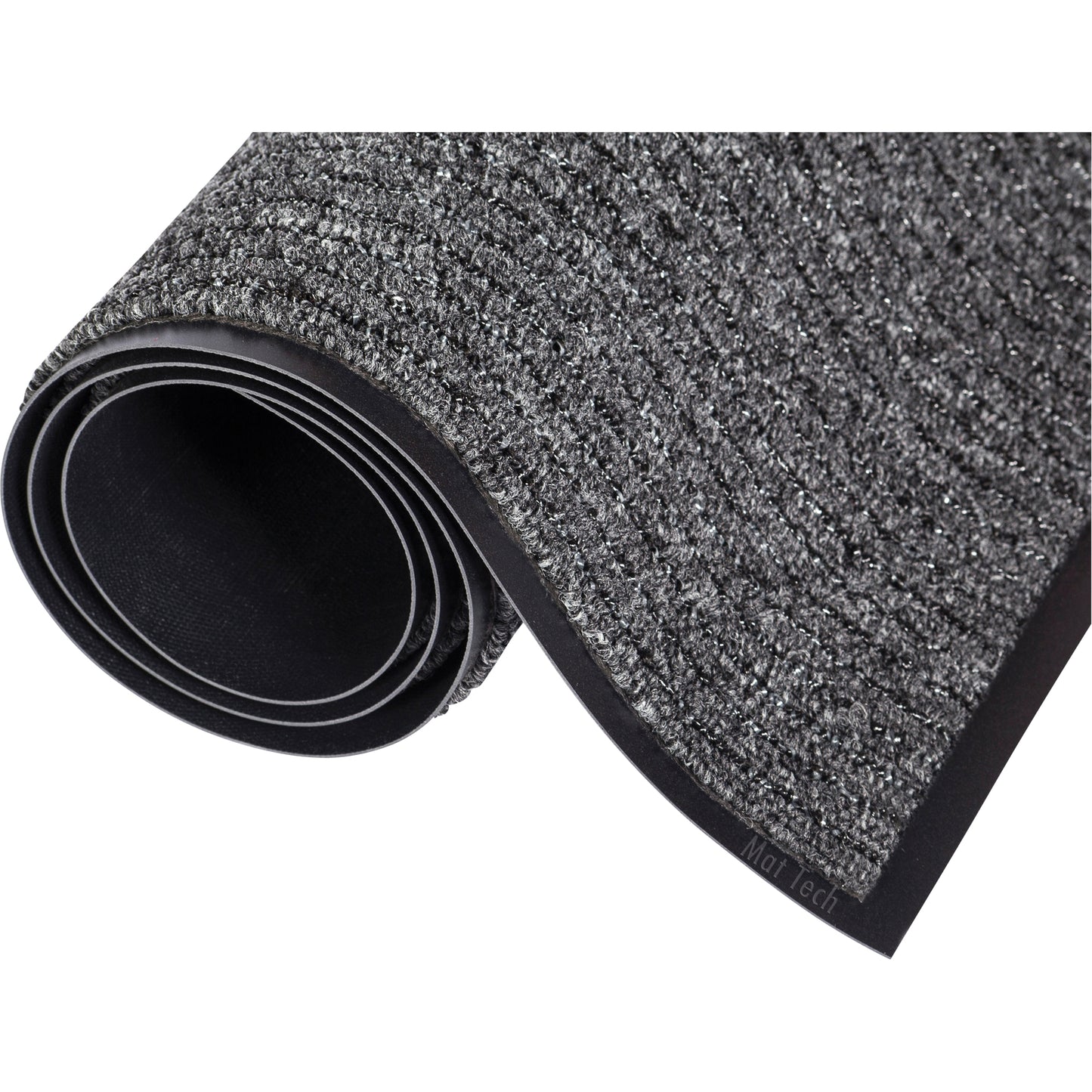 Mat Tech Three-N-One™ Mat, Wiper/Scraper, 2' x 3' x 5/16", Charcoal