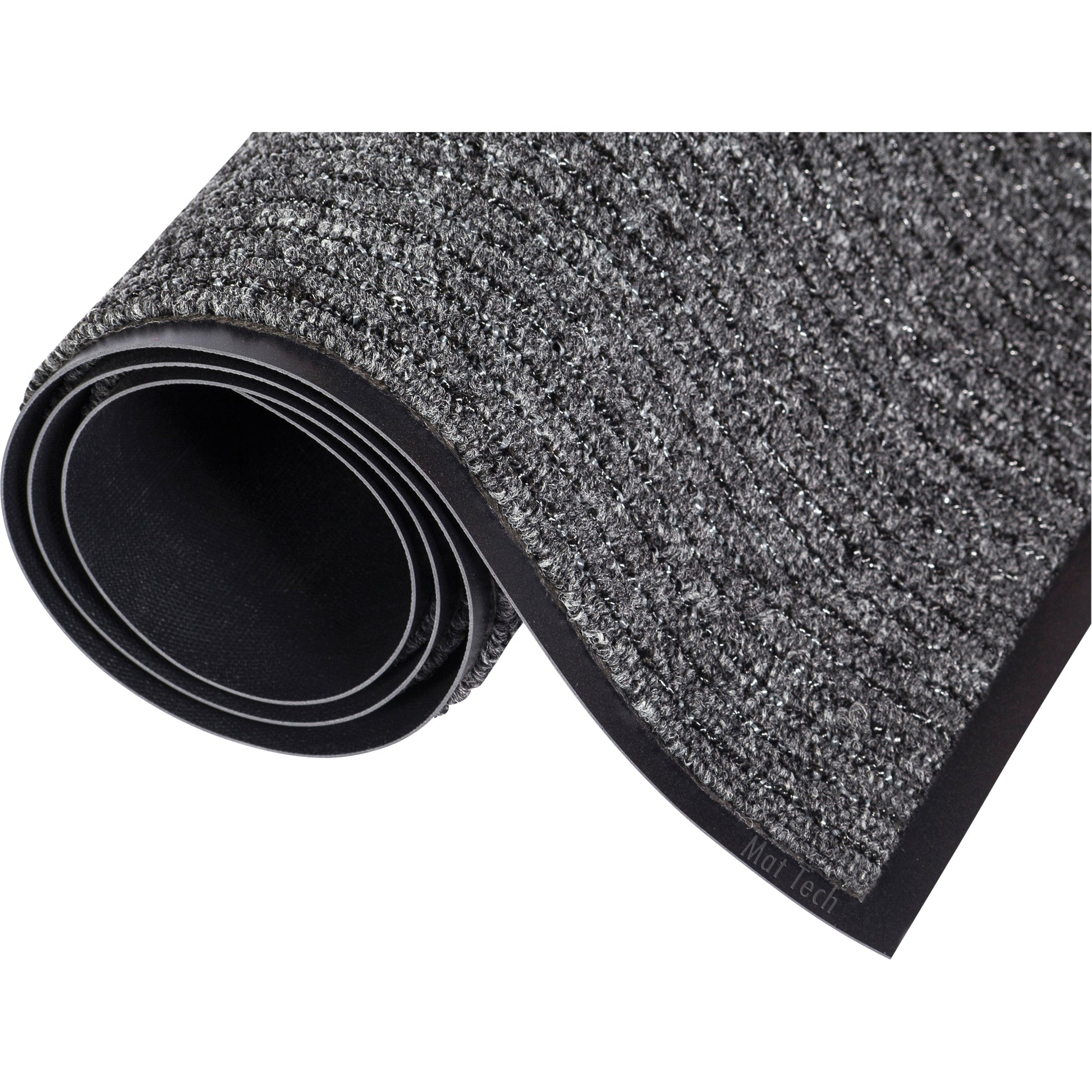 Mat Tech Three-N-One™ Mat, Wiper/Scraper, 2' x 3' x 5/16", Charcoal
