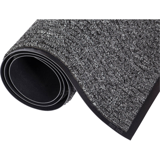 Mat Tech Three-N-One™ Mat, Wiper/Scraper, 2' x 3' x 5/16", Charcoal