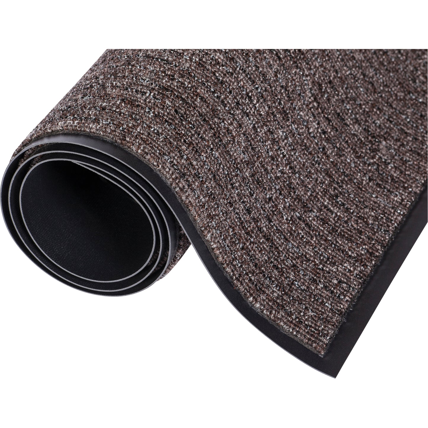Mat Tech Three-N-One™ Mat, Wiper/Scraper, 3' x 3' x 5/16", Walnut