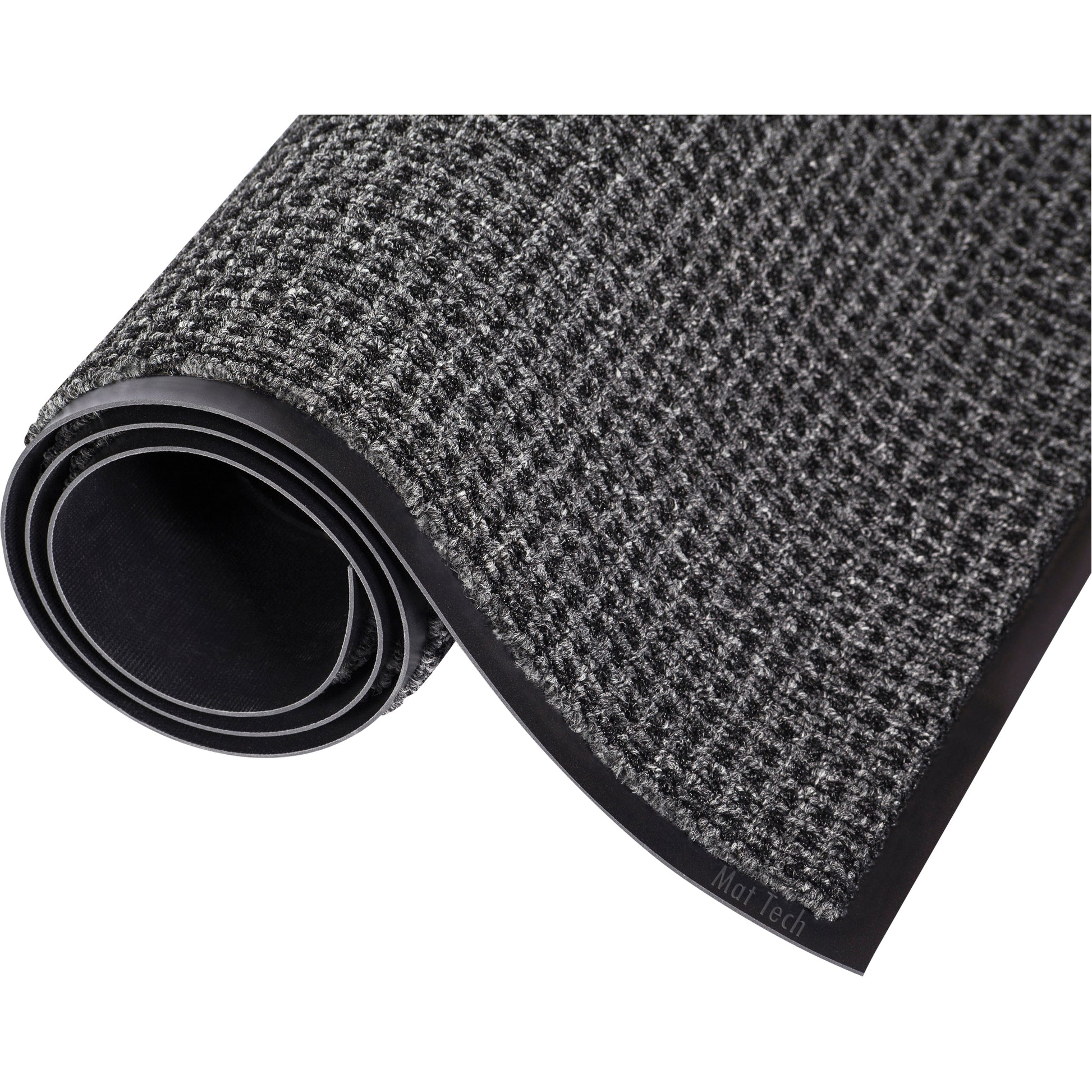 Mat Tech Oxford™ Elite Mat, Wiper/Scraper, 3' x 5' x 7/16", Grey/Black