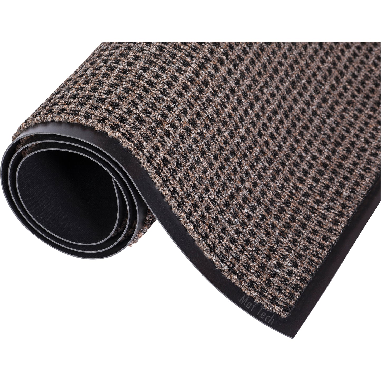 Mat Tech Oxford™ Elite Mat, Wiper/Scraper, 3' x 28' x 7/16", Brown/Black