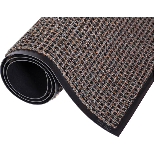 Mat Tech Oxford™ Elite Mat, Wiper/Scraper, 6' x 10' x 7/16", Brown/Black