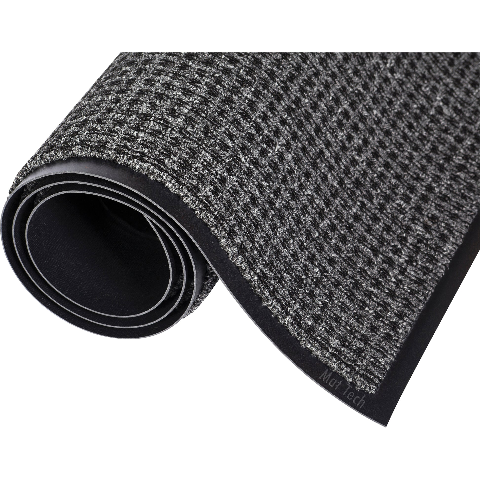 Mat Tech Oxford-Lite™ Mat, Wiper, 4' x 33' x 5/16", Grey/Black