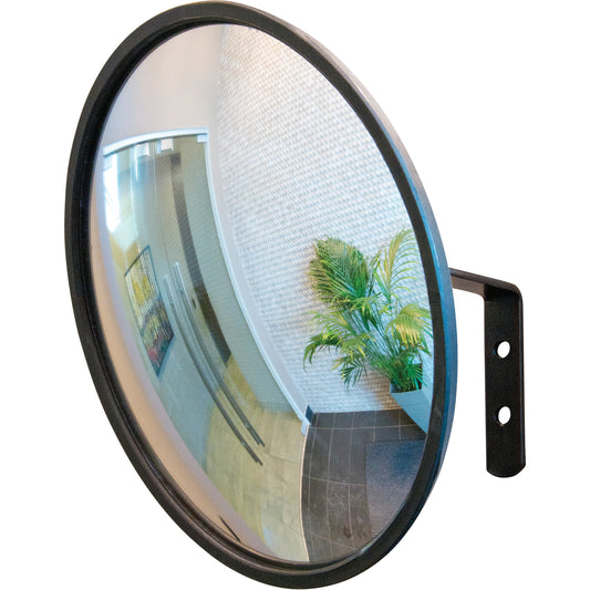 Zenith Safety Products Convex Mirror with Bracket, Indoor/Outdoor, 18" Diameter