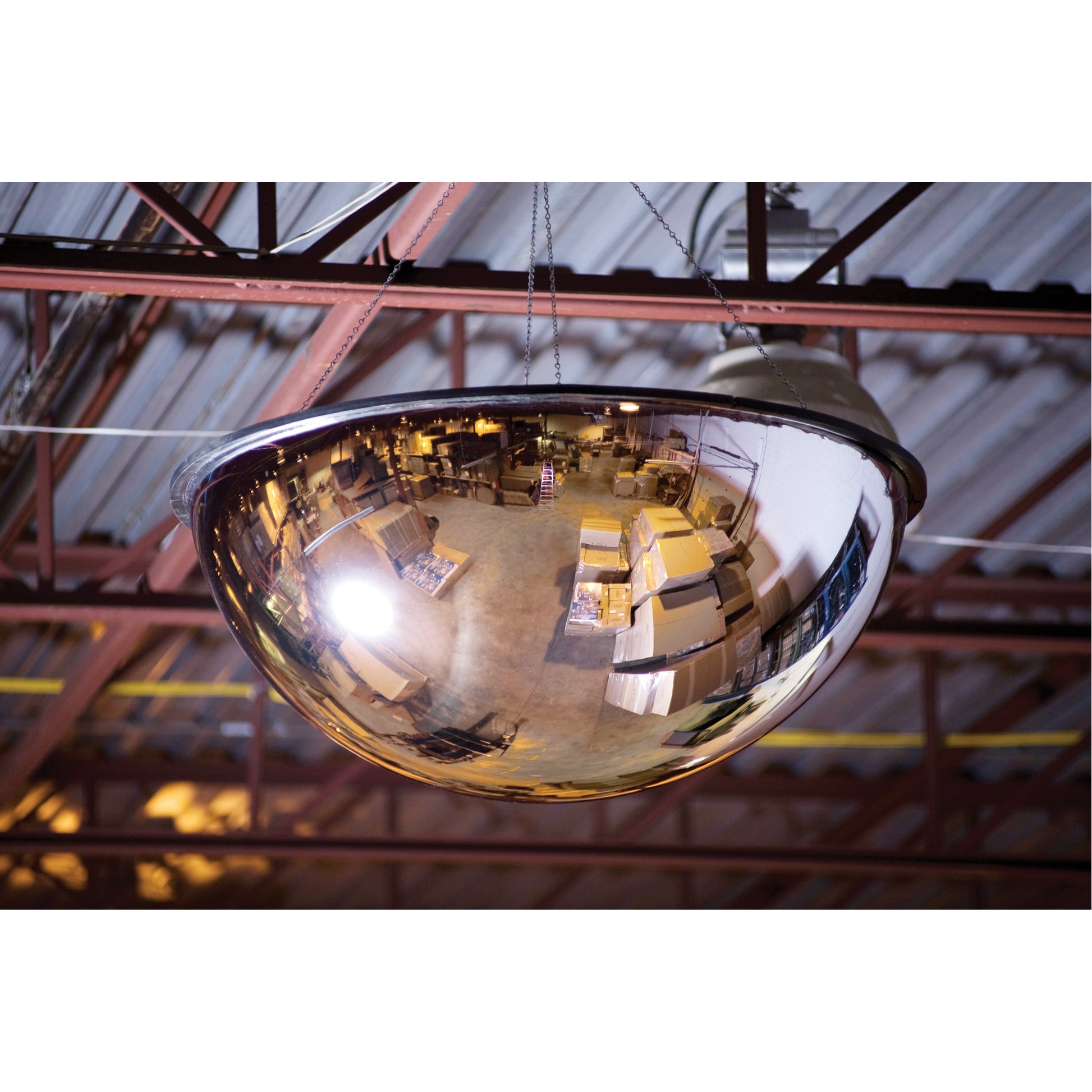 Zenith Safety Products 360° Dome Mirror, Full Dome, Closed Top, 26" Diameter