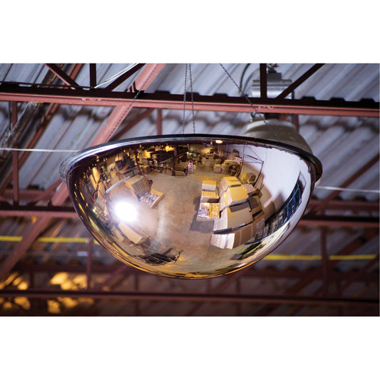 Zenith Safety Products 360° Dome Mirror, Full Dome, Closed Top, 26" Diameter